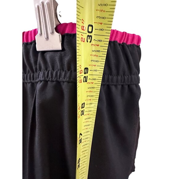 🌸3/$15🌸Small SJB Black with Pink Stripe Athletic Pants Capri Length - Picture 6 of 8